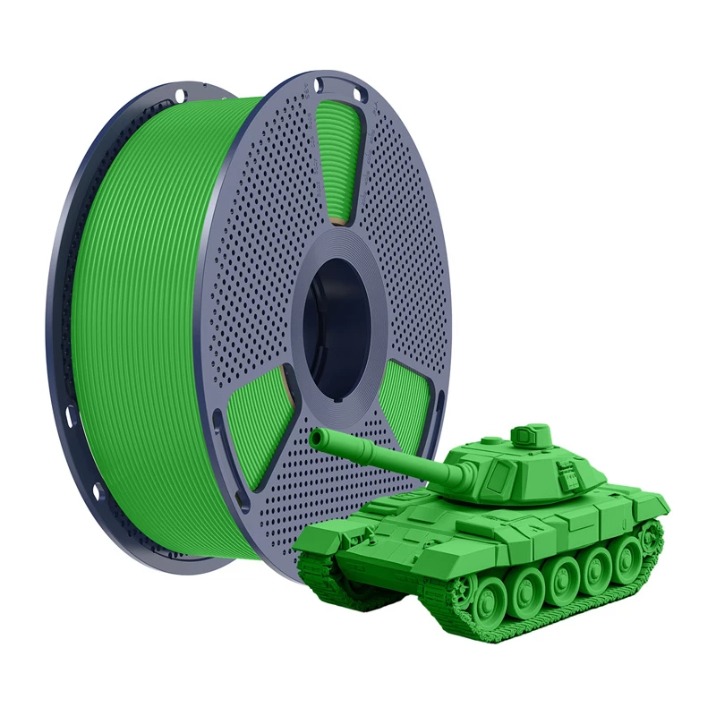 SUNLU PLA+ High-Speed 3D-Druckerfilament, Grün, 1,75 mm, 1 kg