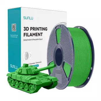 SUNLU PLA+ High-Speed 3D-Druckerfilament, Grün, 1,75 mm, 1 kg
