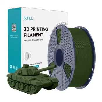 SUNLU PLA+ High-Speed Olive Filament 1.75mm 1kg für FDM-Drucker
