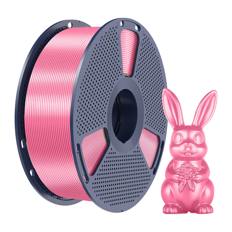 Sunlu PLA+ Silk Filament 1,75 mm Pink 1 kg – Hochglanz-Seidenfinish für FDM-3D-Drucker