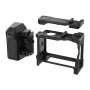 Sunnylife 2-in-1 Rahmen und Halterung für DJI Osmo Action 6 (Schwarz)