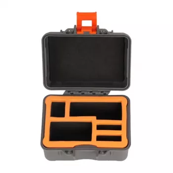 Sunnylife AQX-28 Mini Hard Case für DJI Osmo Action 3/4/6 – Schwarz EVA & PU-Leder