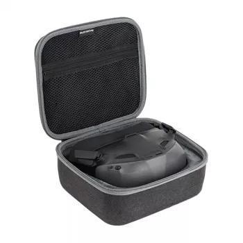 Sunnylife B937 EVA Hard Shell Goggle Storage Case für DJI FPV Goggles V2, Goggles 2 & Integra (Grau/Schwarz)