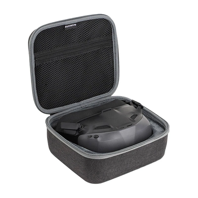 Sunnylife B937 EVA Hard Shell Goggle Storage Case für DJI FPV Goggles V2, Goggles 2 & Integra (Grau/Schwarz)