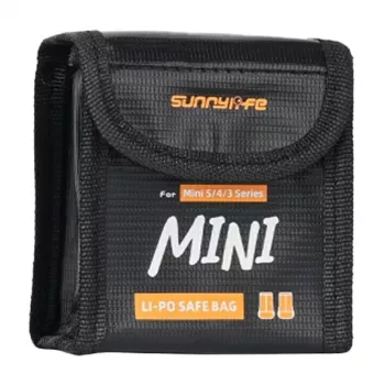 SUNNYLIFE Batterie-Tragetasche für DJI Mini 3 Pro / Mini 4 Pro / Mini 5 Pro (für 2 Akkus) - Grau