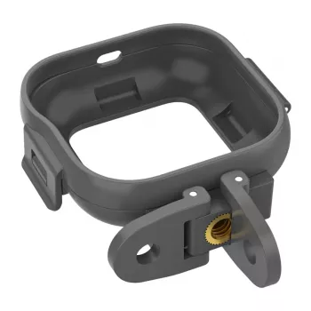 Sunnylife Mounting Frame Adapter für Insta360 GO Ultra – Schwarz ABS, 1/4 inch Gewinde & Cold Shoe