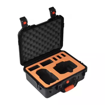 SUNNYLIFE Schutztasche für DJI Mini 5 Pro - Schwarze EVA-Aufbewahrungstasche mit Griff
