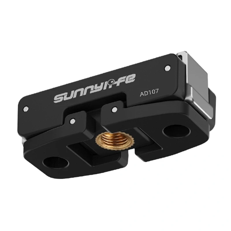Sunnylife Reversible Mounting Adapter für DJI Osmo Action / GoPro / Insta360 – 1/4 Zoll Schraube