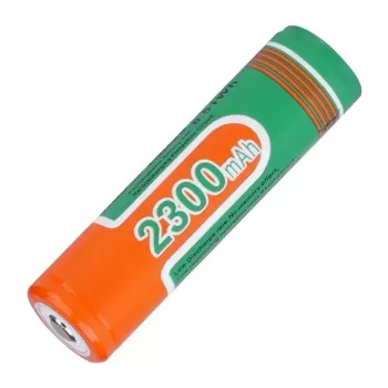 SUPERFIRE 18650 Akku 2300 mAh 3,7 V Li-Ion wiederaufladbar mit Schutz (Button Top)