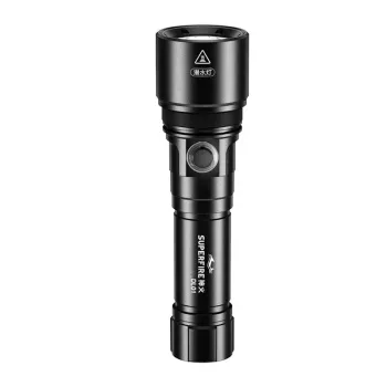 Superfire DL01 LED-Taschenlampe – 500 Lumen, Zoom, wiederaufladbar, IP44