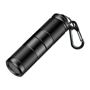 Superfire EF02 USB-C wiederaufladbare LED-Taschenlampe - 1500 Lumen, 500 m Leuchtweite, Powerbank