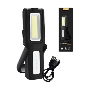 Superfire G12 Werkstatt-Taschenlampe, 566lm, USB