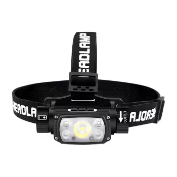 Superfire HE11 Stirnlampe, 640 lm, 20 W, 6 Modi, 100 m