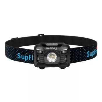 Superfire HL06 500 Lumen Wiederaufladbare LED-Stirnlampe, IP44