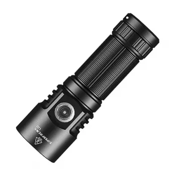 Superfire L22 XHP70.2 LED Taschenlampe 3000 Lumen USB-C wiederaufladbare Powerbank Schwarz