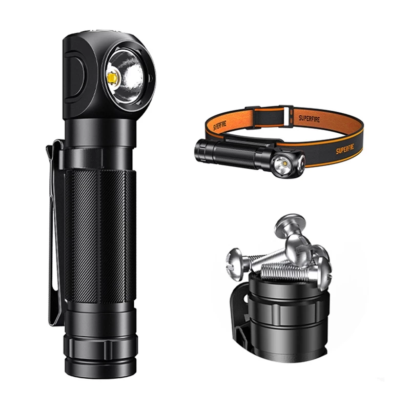Superfire TH04-S 1000lm USB-C Stirnlampe
