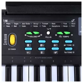 SUPRIMO 605 UFB 61-Tasten-Keyboard mit Mikrofon für Kinder
