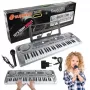 SUPRIMO 824 USB - 49-Tasten elektronische Lernkeyboard mit Mikrofon für Kinder
