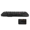 SUPRIMO MQ 6116 61-Tasten Kinder-Keyboard mit LCD, 128 Klängen, 128 Rhythmen, Aufnahme, Mikrofonanschluss, Schwarz