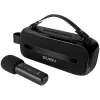 SVEN PS-255 Lautsprecher, Schwarz (12W, Bluetooth, FM, USB, Karaoke-Mikrofon, 3600mAh)