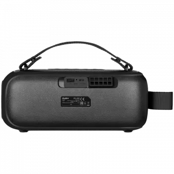 SVEN PS-255 Lautsprecher, Schwarz (12W, Bluetooth, FM, USB, Karaoke-Mikrofon, 3600mAh)