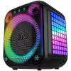 SVEN PS-880 Tragbarer Bluetooth-Lautsprecher, 110W RMS, TWS, FM, USB, microSD, LED-Display, Lithium-Akku, Schwarz