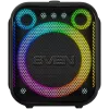 SVEN PS-880 Tragbarer Bluetooth-Lautsprecher, 110W RMS, TWS, FM, USB, microSD, LED-Display, Lithium-Akku, Schwarz