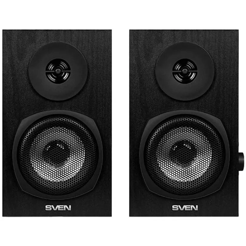 SVEN SPS-575 2.0 Stereo USB-Lautsprecher, 2x3W RMS, Lautstärkeregler, Schwarz