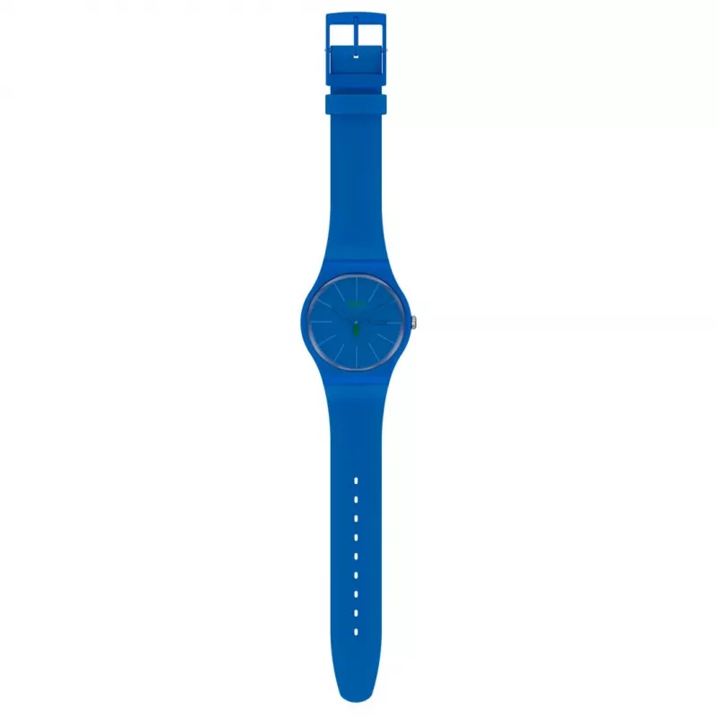 Swatch New Gent SO29N700 Herrenuhr Blau Biokeramik 41mm