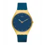 Swatch SYXG108 Skin Irony Unisex Uhr 38mm braunes Leder