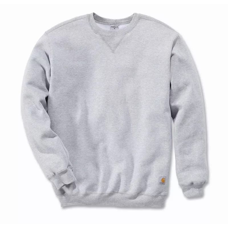 Sweatshirt Midweight Crewneck Heather Grey