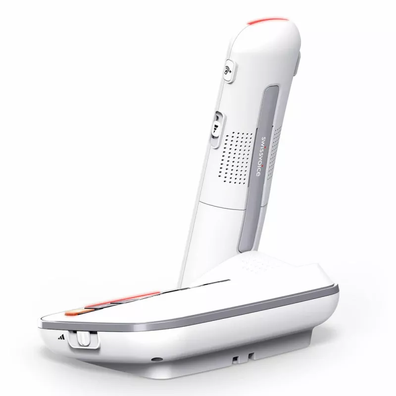 Swissvoice Xtra 2355 DECT Schnurlostelefon mit Anrufbeantworter und Rufnummernanzeige, Weiß