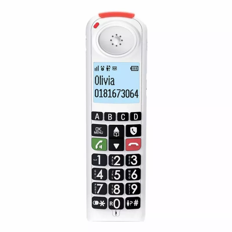 Swissvoice Xtra 2355 DECT Schnurlostelefon mit Anrufbeantworter und Rufnummernanzeige, Weiß