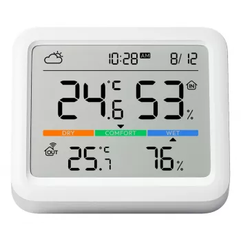 SwitchBot Meter Pro Wetterstation Thermometer Hygrometer Weiß