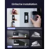 Switchbot SWB VDB-M-SW - WiFi Video-Türklingel mit 4,3-Zoll-Farbdisplay (Weiß/Silber)