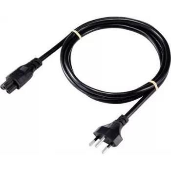 SYGONIX SY-5042688 Kaltgeräte-Netzkabel, Schuko auf IEC C13, 1,8 m, Schwarz