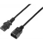 Sygonix SY-5243894 IEC C13/C14 Stromverlängerungskabel, 5 m, Schwarz