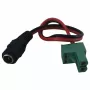 Synergy 21 LED DC Power Jack auf KEFA Phoenix kompatibles Adapterkabel, 5,5x2,1mm Buchse auf 2-poligen Stecker, 15cm, Schwarz