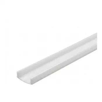 Synergy 21 LED U-Profil Diffusor-Abdeckung Opal für ALU068-R, ALU069-R, ALU070-R, 2000 mm, Kunststoff, Snap-on