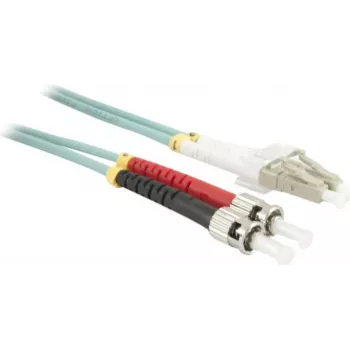 SYNERGY21 2m OM3 LC-ST Duplex Multimode LWL-Patchkabel, 50/125µm, LSZH, Blau S216286