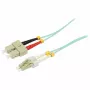 SYNERGY21 Glasfaser-Patchkabel 10m LC-SC Duplex 50/125µm OM3 LSZH Aqua 2mm