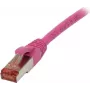 SYNERGY21 Patchkabel RJ45 - CAT6 250MHz - 15m Magenta - S-STP (S/FTP) - TPE/LSZH (Superflex)