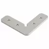 SYNERGY21 S21-LED-PR240099 90° Eckverbinder für LED U-Profile ALU143/ALU144/ALU145/ALU146, eloxiertes Aluminium, Silber