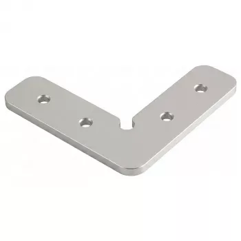 SYNERGY21 S21-LED-PR240099 90° Eckverbinder für LED U-Profile ALU143/ALU144/ALU145/ALU146, eloxiertes Aluminium, Silber