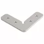 SYNERGY21 S21-LED-PR240099 90° Eckverbinder für LED U-Profile ALU143/ALU144/ALU145/ALU146, eloxiertes Aluminium, Silber
