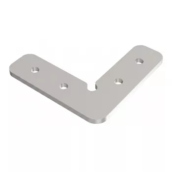 SYNERGY21 S21-LED-PR240100 90° Eckverbinder für LED U-Profile ALU143/ALU144/ALU146, Unterputz, Schwarz