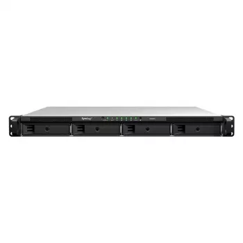 Synology RS826+ 1U Rackmount 4-Bay NAS, AMD Ryzen V1500B, 4GB DDR4 ECC, 4x 1GbE, ohne Festplatten