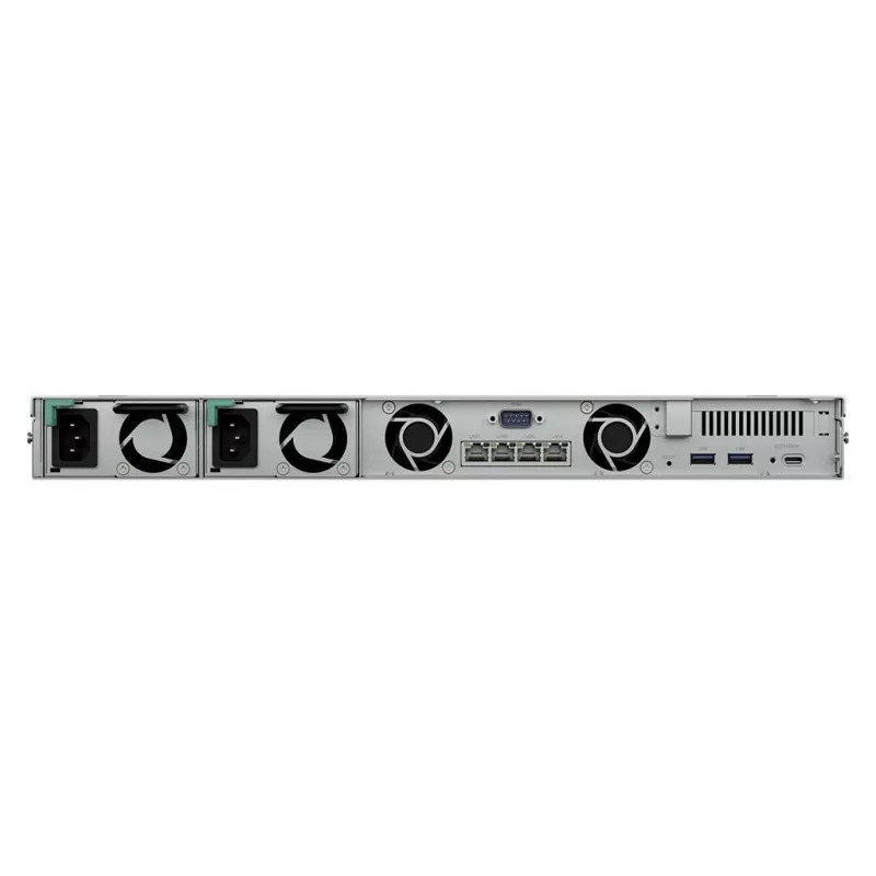 Synology RackStation RS826RP+ 4-Bay 1U Rackmount-NAS, AMD Ryzen V1500B, 4GB DDR4 ECC, 4x 1GbE, redundantes Netzteil