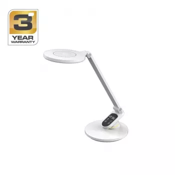 Tischlampe Elegant LED BL1235 Weiß – Dimmbare Touch-Steuerung, Verstellbarer Schwanenhals, USB-Ladeanschluss