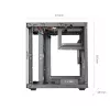 TACENS MARS MC-CUBE Micro-ATX Gehäuse, Schwarz, Tempered Glass, ARGB, USB-C